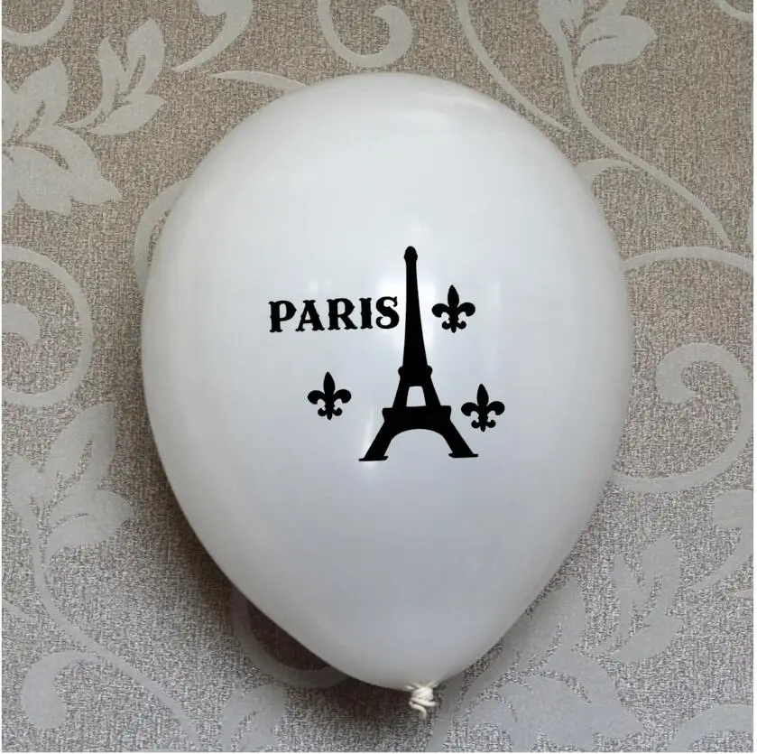 12 Pink Paris Eifel Tower Balloons I Love Paris Theme Sweet 16 Birth Princess 7th 13th Birthday party Baby Shower Decorations