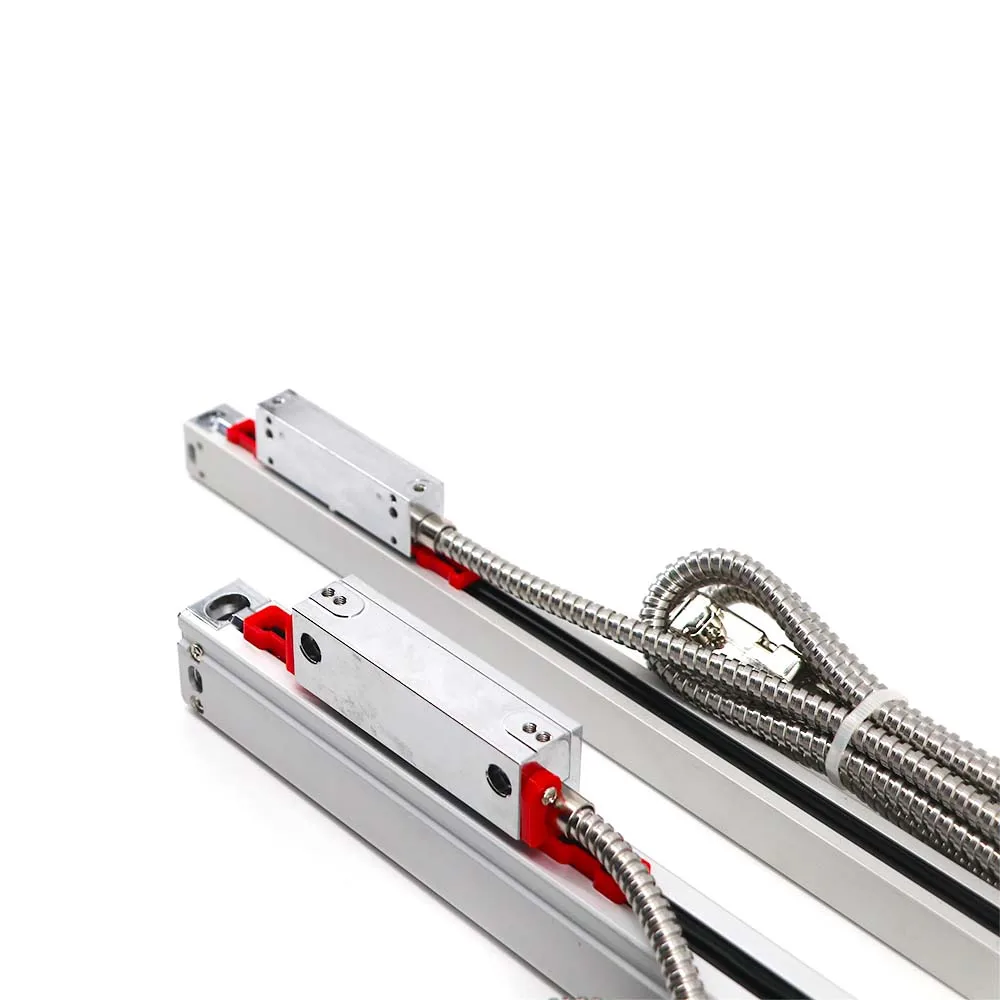 AIGE KA500 Slim Linear Scale with High Precision Optical Encoder 0.005mm for CNC Metal Mini Lathe Milling Machines