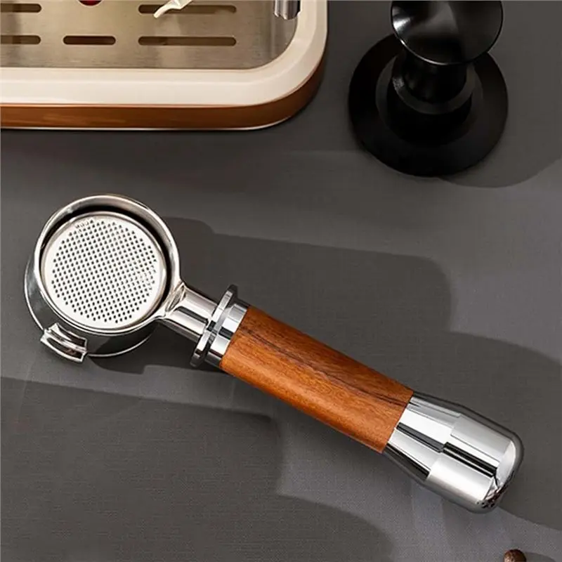 A98E-Bottomless 51Mm Portafilter For Coffee Brewing, Coffee Portafilter Replacement For Home Bar& Commercial Use