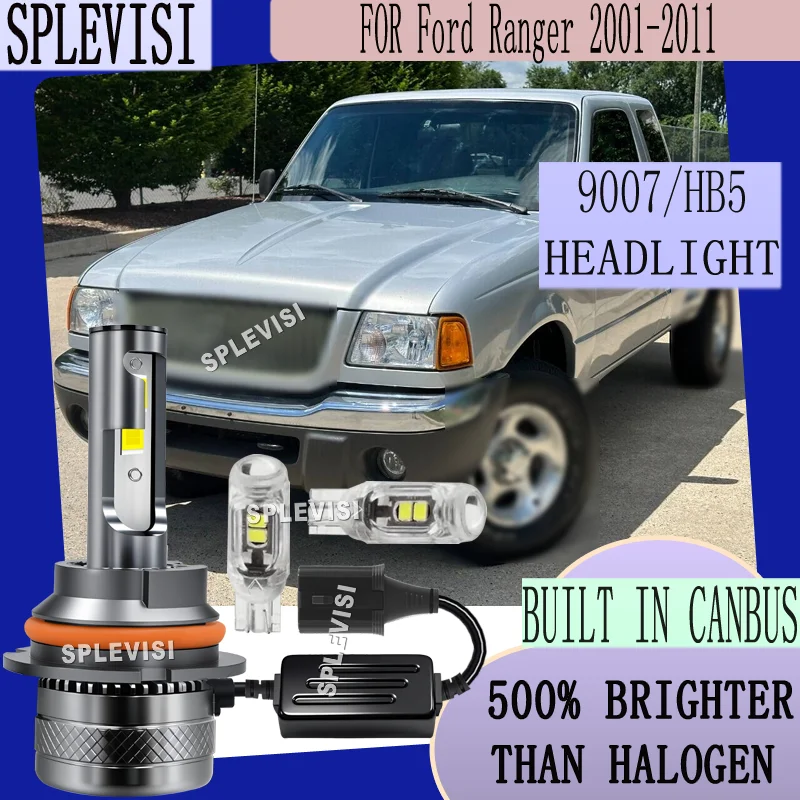 

2pcs High Precision Constant Current driver Chip Led Headlight For Ford Ranger 2001 2002 2003 2004 2005 2006 2007 2008 2009-2011