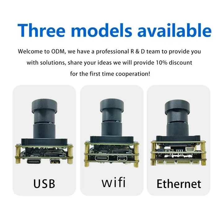 

IN STOCK Customized 1 Inch IMX283 Sensor 4K 30FPS Wireless Wifi Micro Camera Module with 20MP 5200x3900 Resolution USB2.0 Interf