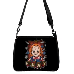 Bolso con estampado Chucky para niños, bolso de hombro ligero, bolso multifuncional para ir de compras 5,23