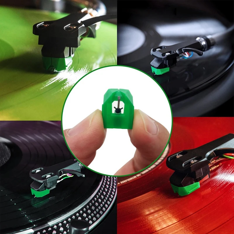 Record Player Needle Turntable Needle Elliptical Turntable Needle Replacement For AT-VMN95E Stylus, For Audio-Technica AT-LP120X