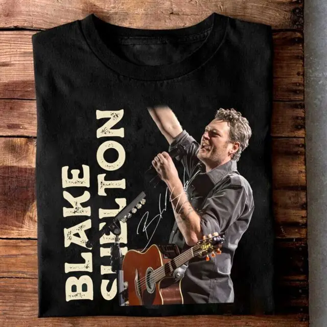 New Blake Shelton Country Music Tour Live Shirt Black Unisex S-5XL