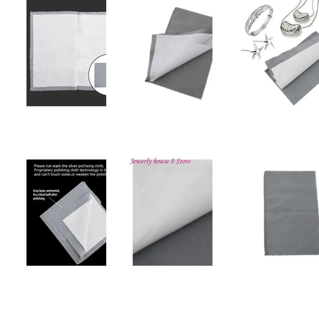 

Хлопковые салфетки для чистки крупных ювелирных изделий, полировки золотых, серебряных ювелирных изделий, столового серебра
