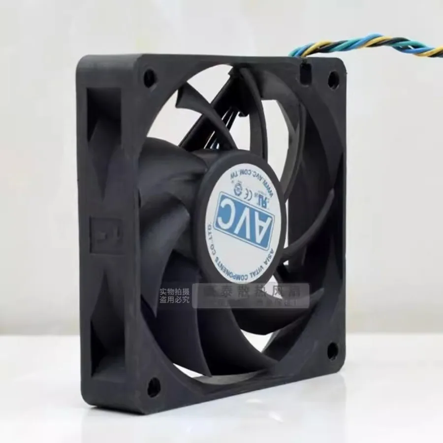 AA+for AVC DE07015T12U P046 DC12V 0.7A 7CM 4-Wire PWM Cooling Fan