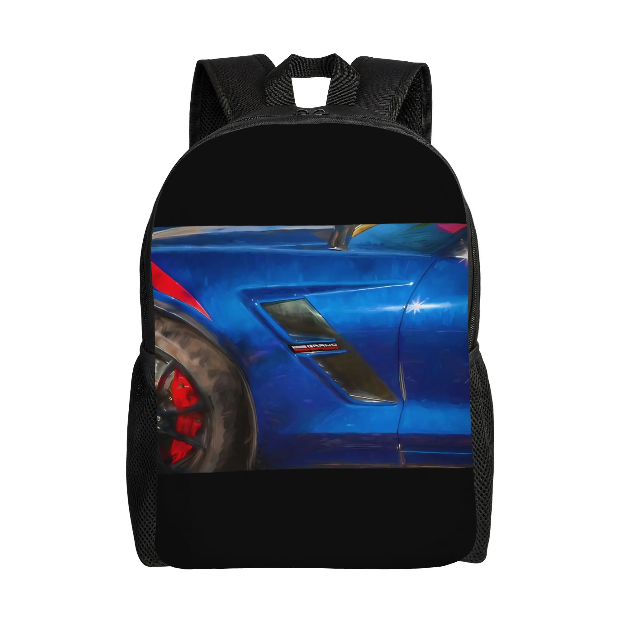 

Corvette C7 Grand Sport IMSA Wide Body C-Corvettes Backpack Students Fashionable Large Capacity Schoolbag Back To School Season
