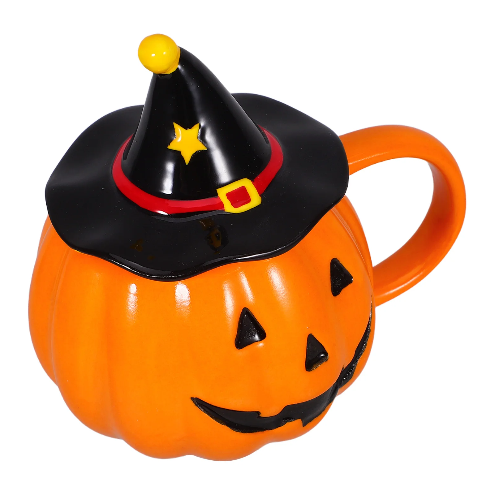

Halloween Pumpkin Face Ceramic Coffee Mug 320ml Office Home Desktop Drinking Cup Pumpkin Shape Cup Desktop Coffee Mug