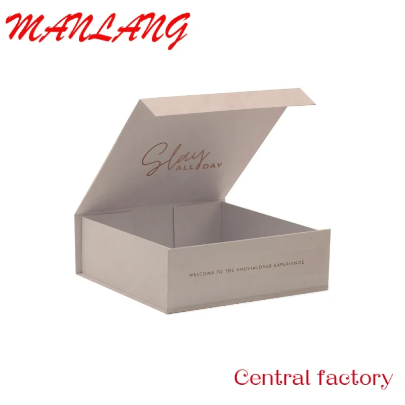 Custom  HENGXING Luxury Custom Logo Cardboard Fold Gift Box Magnetic Packaging Paper Boxes for Clothing