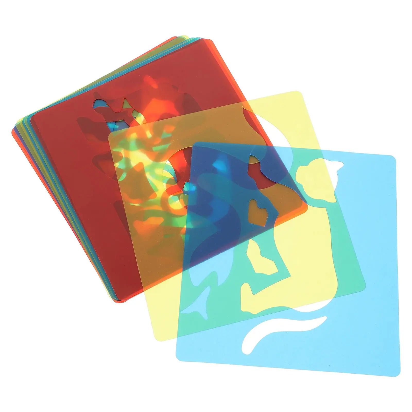 12 Pcs Drawing Templates Stencils for Kids Artwork Craft Paint Chalkboard Animal Shapes Safe PP Material Versatile Use