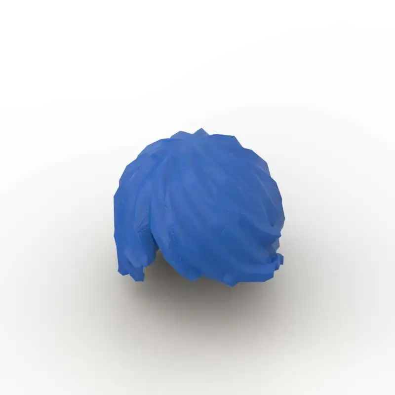 MOC 10PCS Mini Parrucca 87991 No.6 Ragazzo Capelli Corti 18226 Parte Cuciture in Mattoni Sostituibili Building Blocks Giocattolo Ragazzi Regalo di Festa