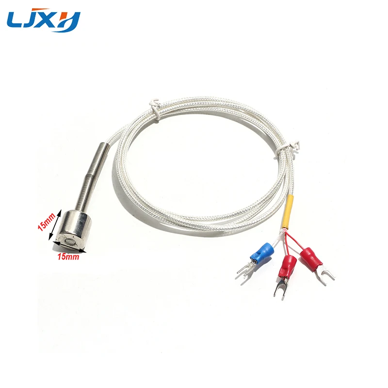 LJXH PT100 Type High-Strength Magnetic Adsorption Probe Industrial Thermal Resistance Sensor -60-80℃/-60-180℃/-60-350℃ 1M-5M
