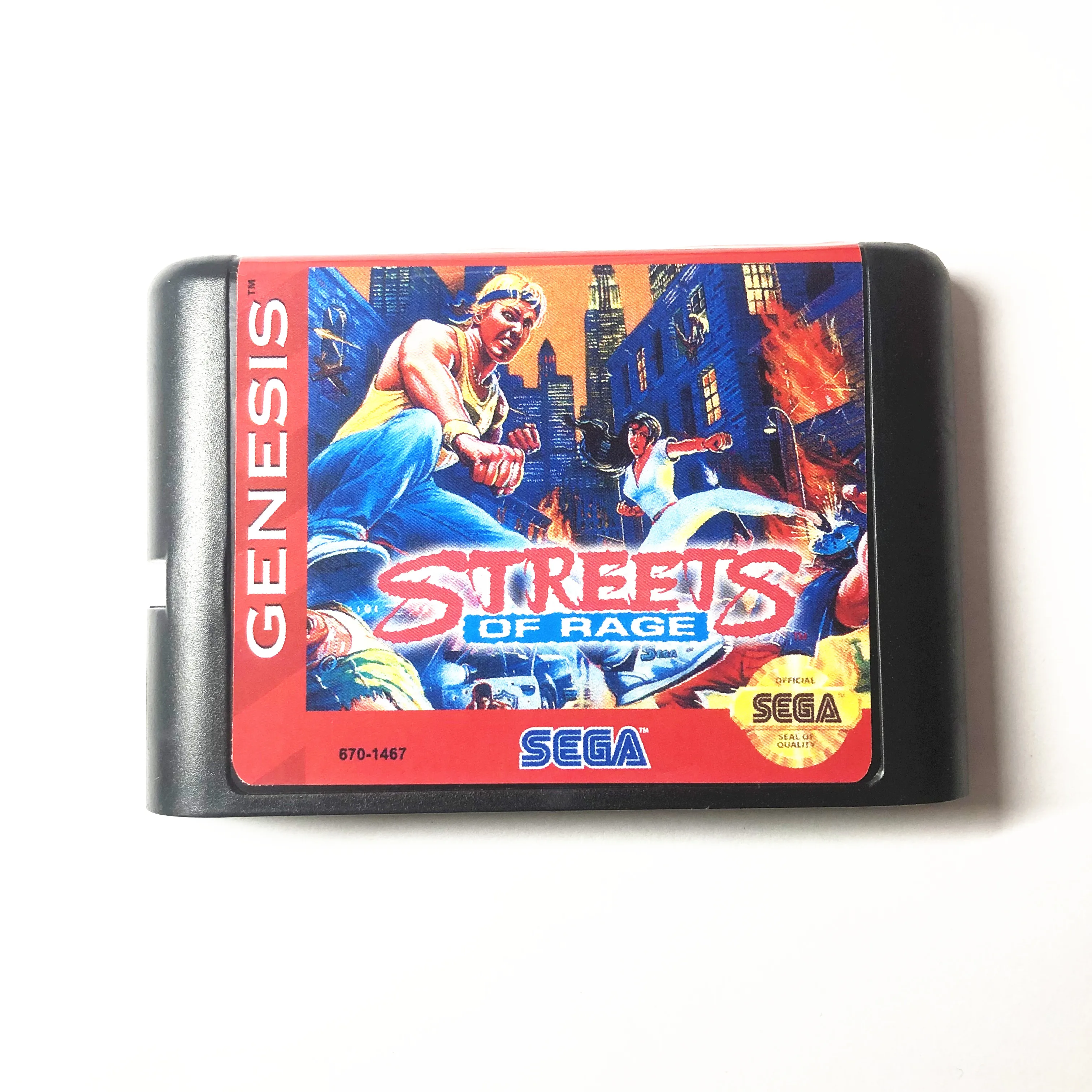 Streets Of Rage 16 Bit MD Game Card For Sega Mega Drive Genesis Retro Console!