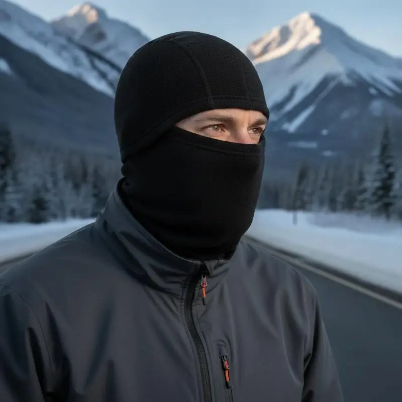 Winter Cycling Mask Thermal Windproof Ski Mask Men Women Warm Polar-fleece Outdoor Sport Motorcycle Face Mask