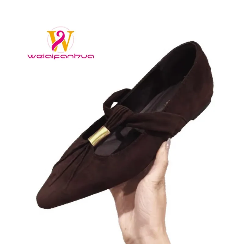 

Women's Shoes 2025 New Pointed-toe Women's Shoes, Mary Jane Flat Shoes, Women's Fashionable Casual Single Shoes, Luxury Shoes