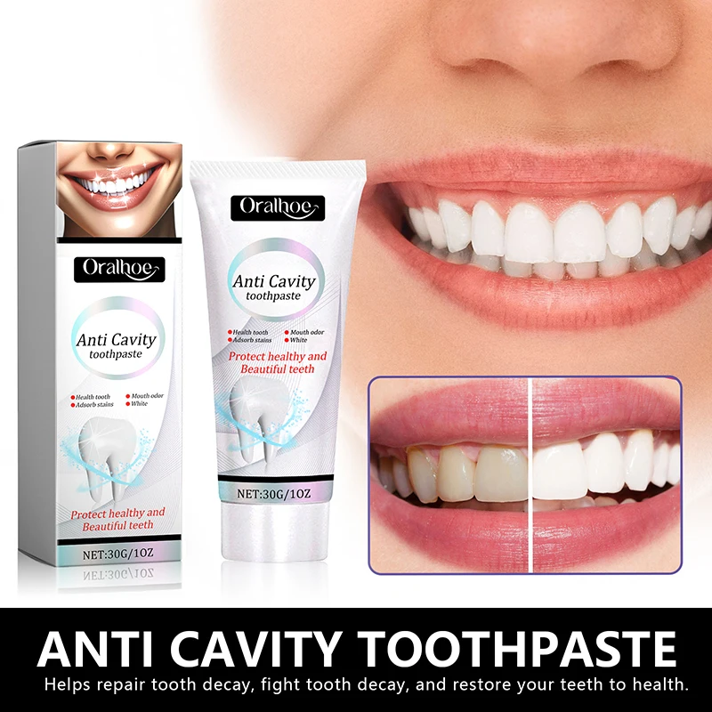 Whitening Repairing Toothpaste Freshen Breath Deeply Cleanses Tartar Prevent Tooth Decay Remove Plaque Relieve Periodontitis New