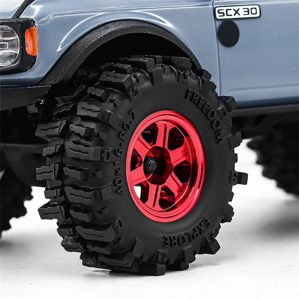 For Raptor Wrangler 1/30 SCX30 Hub Set 0.7-inch Offset K10 Ascent-32 D412 Wheel Offset Accessories