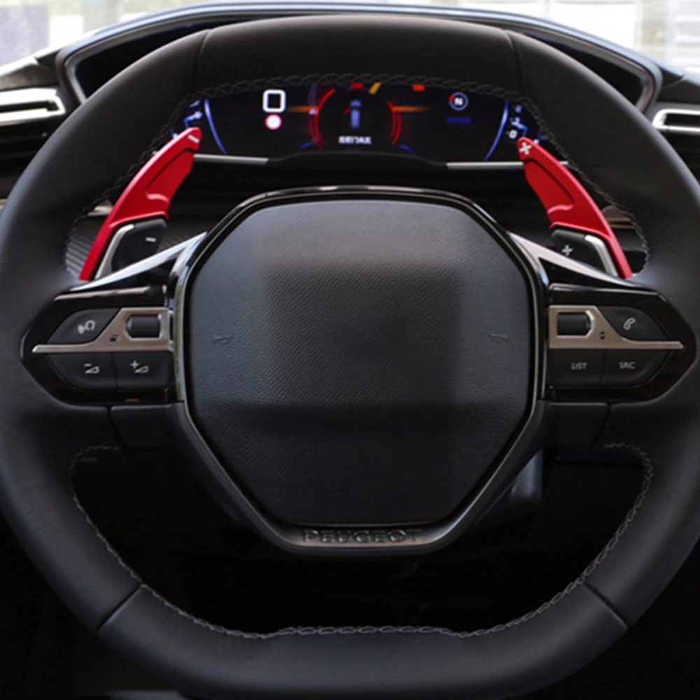 مجاذيف تحويل السيارة لبيجو 208 308 508 2008 3008 5008 GTi عجلة القيادة شيفتر تمديد الملحقات قبل 2017 #2