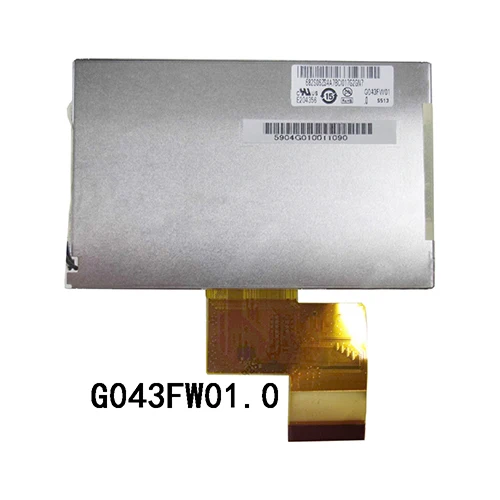 Fully Teste For industrial G043FW01.0 4.3-Inch LCD Display Screen module Panel Original manufacturer