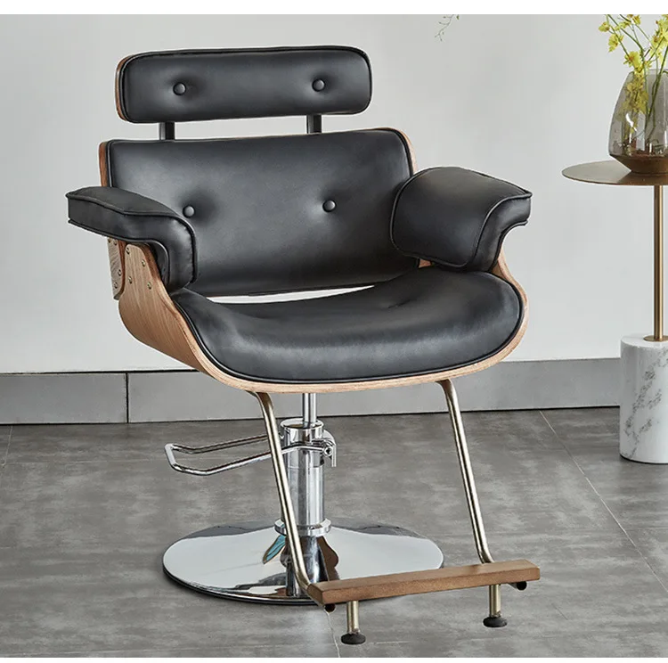 Hairdressing Chair Beauty Furniture Recliner High Quality and Comfortable Hair Salon Hair Equipment Hairdressing Chair Leather