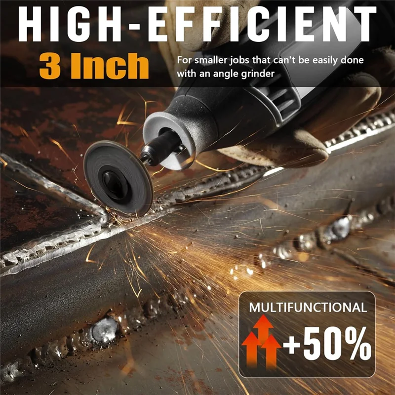 B-Est 3 Inch Cut Off Wheels With 1/4 Inch Mandrel Kit,Cutting Wheels Cutter Discs With 3/8 Inch Arbor Hole