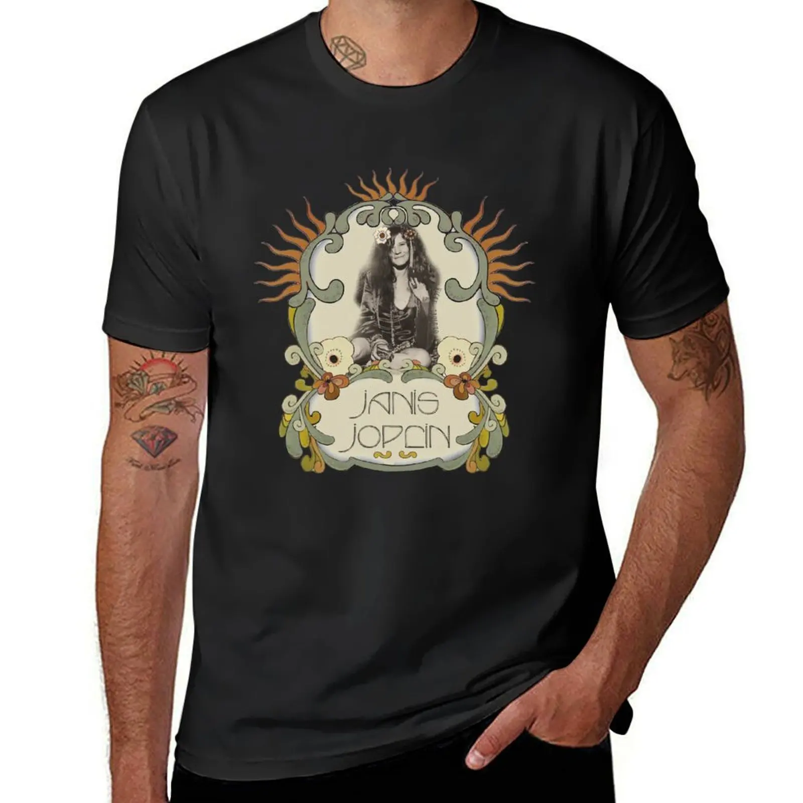 

Vintage Janis 2 T Shirt T-Shirt oversizeds boys whites customizeds Aesthetic clothing mens graphic t-shirts hip hop