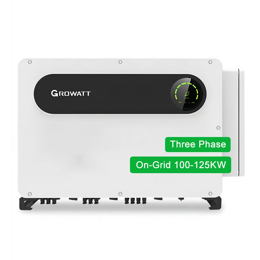 Growatt Inverter MAX100~125KTL3-X LV 120kw 125kw Three Phase Commercial System on Grid Solar Inverters