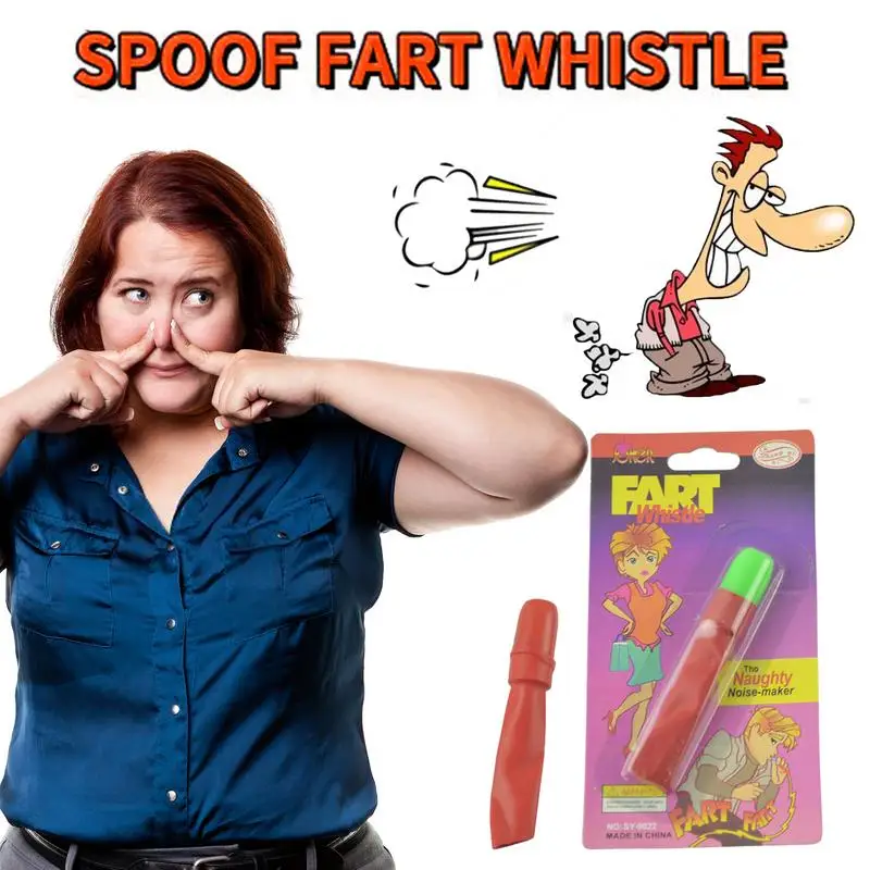 Divertente scoreggia giocattolo fischietto scherzo FunnyTrick giocattolo scherzo regali per adulti divertente calza riempitivi e adolescenti gioco del partito casuale