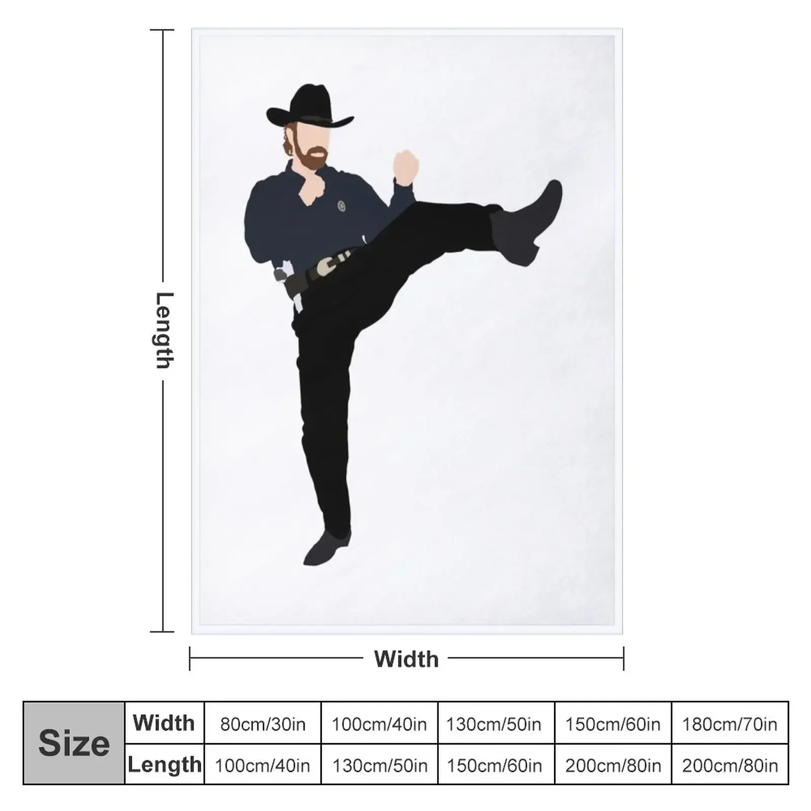 Walker Texas Ranger Throw Blanket Thin Bed Thins Blankets