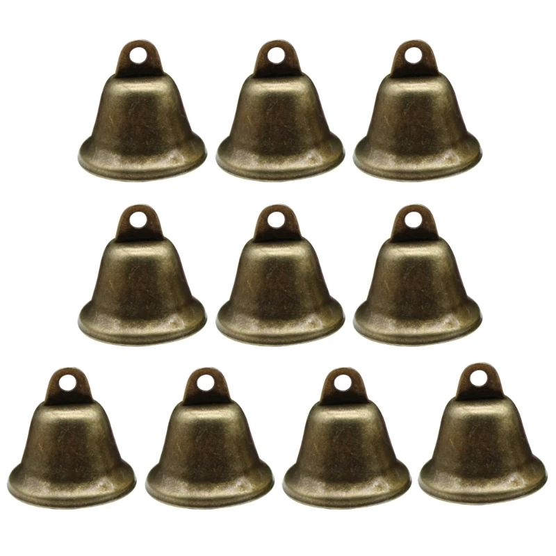 10 Pcs/Set Christmas Bells Vintage Hanging Trumpet Shape-Jingle Bells