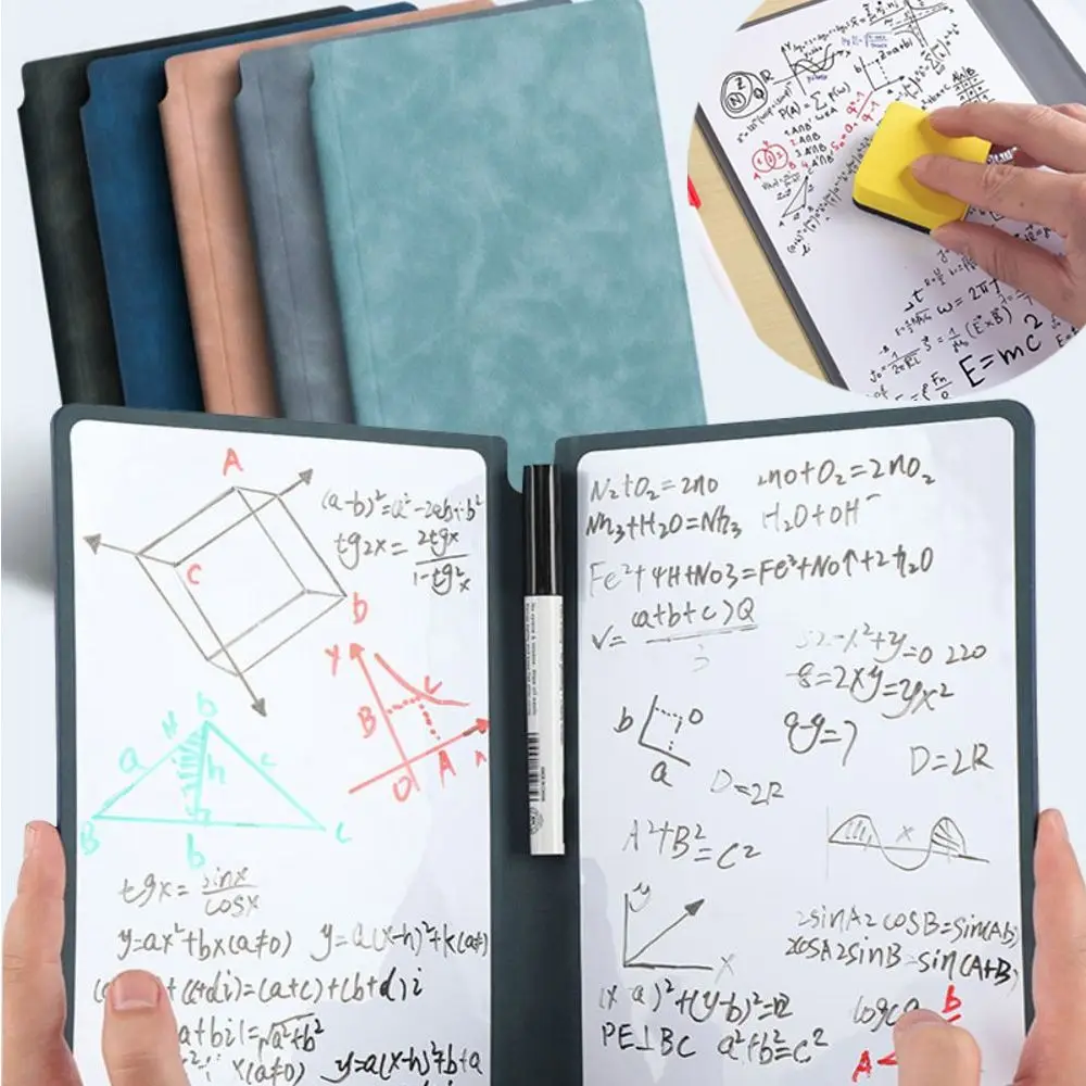 A4/A5 قابل للمسح السبورة دفتر قابلة لإعادة الاستخدام المحمولة فارغة المفكرة مذكرة مقاوم للماء المفكرة ملاحظة كتاب الطالب مكتب أجهزة الكمبيوتر المحمولة