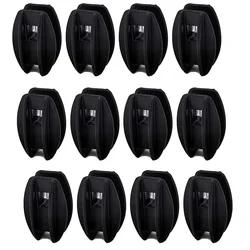 12PCS UV Stabilized End Strain Plastic Black Electric Fencing Fence Insulator On Farm Garden Fence For Post Ends Terminal Corner