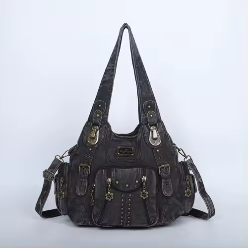 Angel kiss Bag Women Fashion Handbags Women Shoulder Bags PU Leather Handbag Female Satchel Shoulder Purse Bag bolsa feminina - Image 4