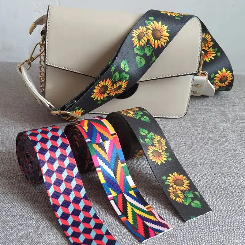 50 Yards 25mm 38mm Printed Webbing Bag Handbag Belt Strap Dog Pet Collar Leash Purse Harness Backpack Sewing Garment Accessory