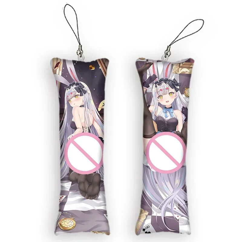 

Azur Lane Shimakaze Dakimakura Mini Keychain Small Pillow Decoration Pendant Cute Otaku Gift Bag Pendants Anime Key Chain 2022