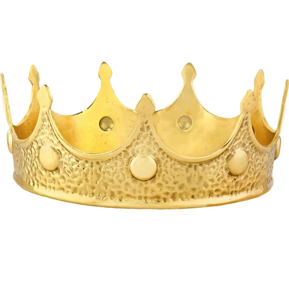 

The Crown Birthday King Cosplay High Quality for Golden Crowns Child