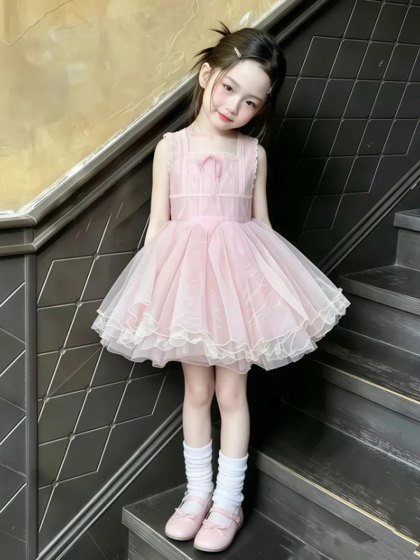 adorable-robe-de-princesse-pour-petites-filles-style-ete-leger-magnifique-gilet-rose-jupe-courte-style-coreen-en-coton