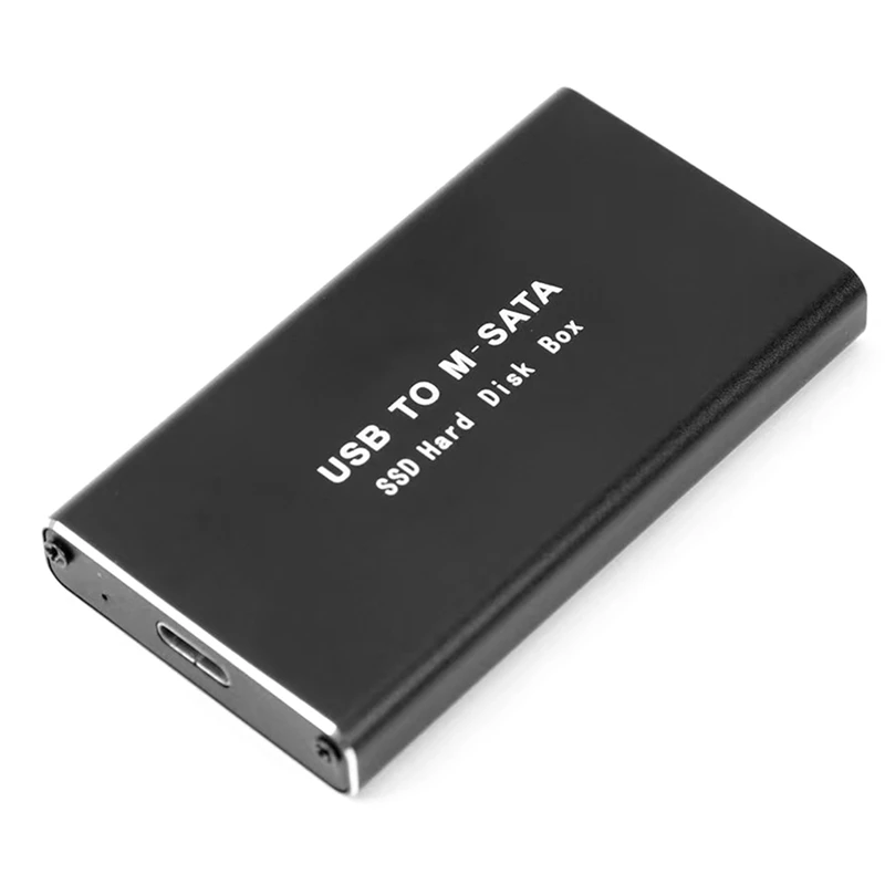 MSATA To USB 3.0/3.1 SSD Enclosure External HD Hard Drive Disk Box Storage Mini Sata SSD Case Adapter