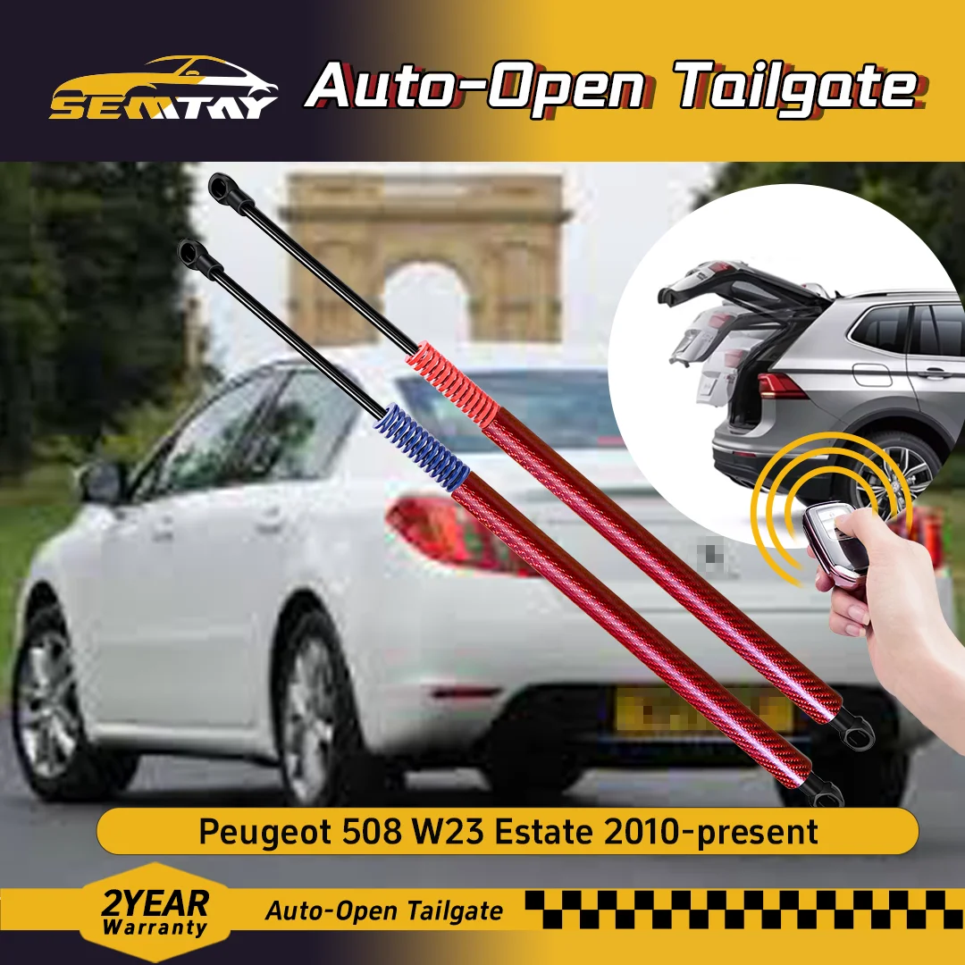 

SEMTAY автоматические подъемные стойки багажника с пружиной для Peugeot 508 W23 Estate 2010-настоящие опоры для подъема багажника задней двери багажника