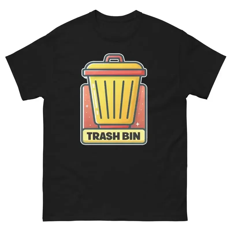 Trash Bin School Classroom Object Office Teacher T Shirt