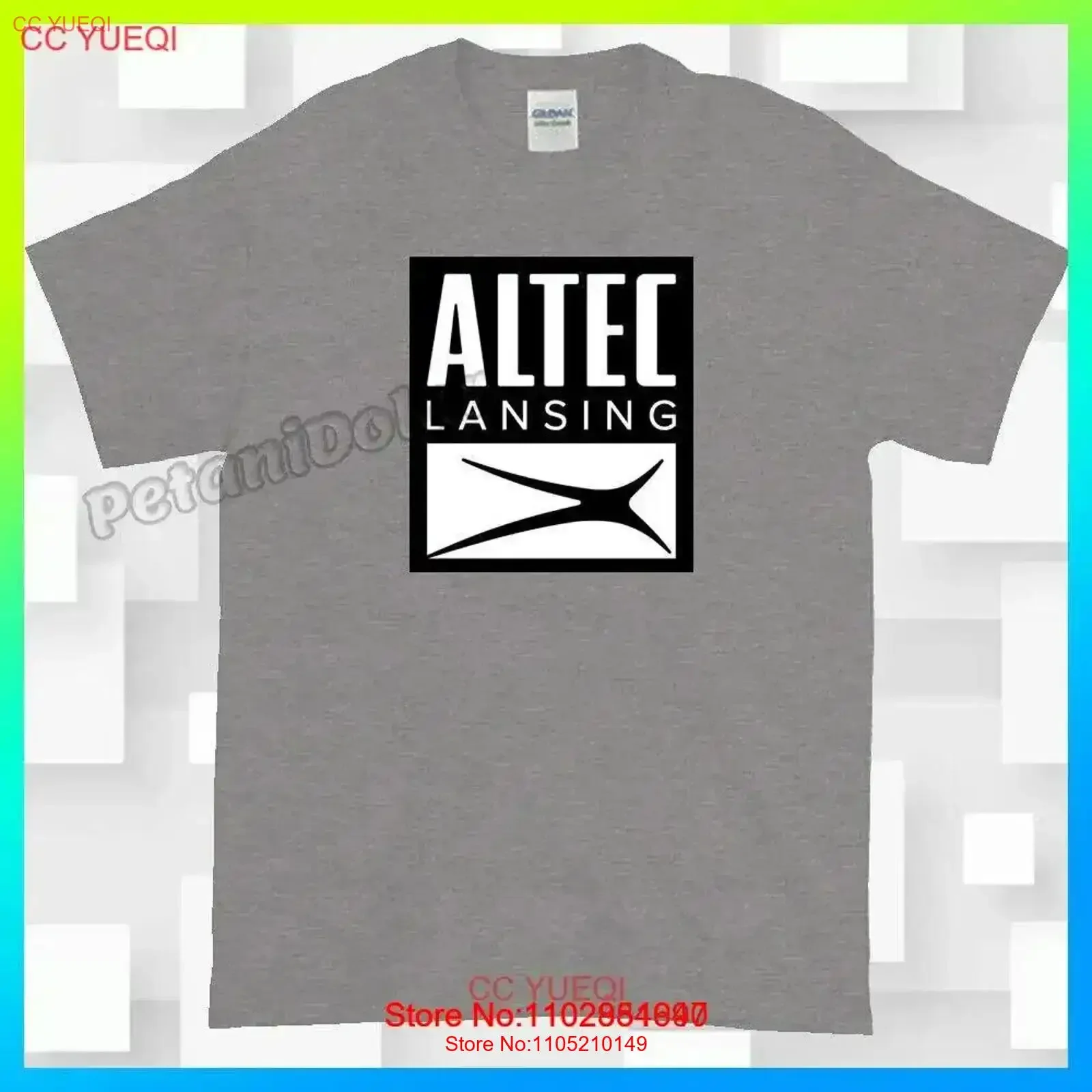 Altec Lansing speakers headphones Logo American funny cotton T shirt SIZE S 5XL vintage Washed fashion Breathable