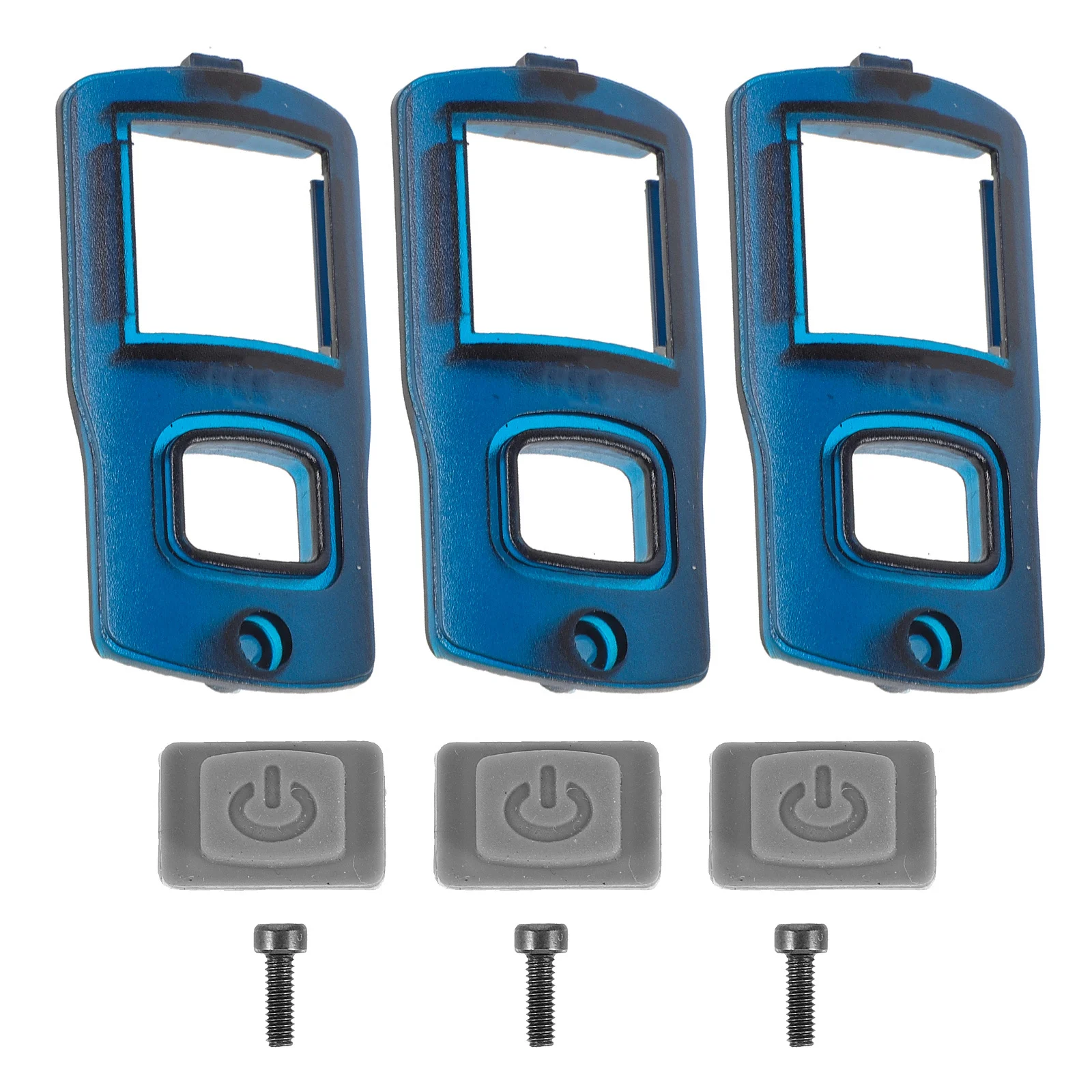 

3pcs Microphone Switch Panel Cover For 305 Wireless Mic Durable Rubber Control Bezel Non-Slip Handheld Mic Part