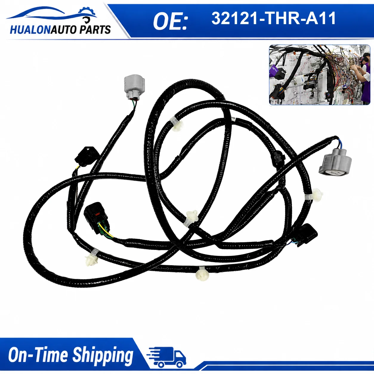 32121-THR-A11 Wiring Harness Parking Assist System for Honda Vehicle PDC Sensor Electrical Cable Assembly Repair Kit Set