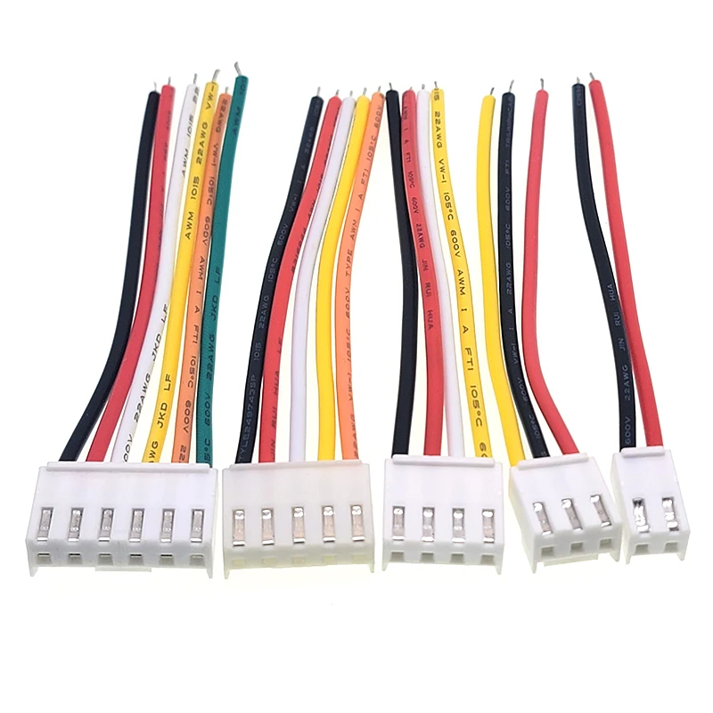 

10Pcs 22AWG VH3.96 Cable JST VH 3.96mm Single-end Female Housing Plug Electronic Wire Connector 10CM 20 30 2/3/4/5/6/7/8/9/10Pin