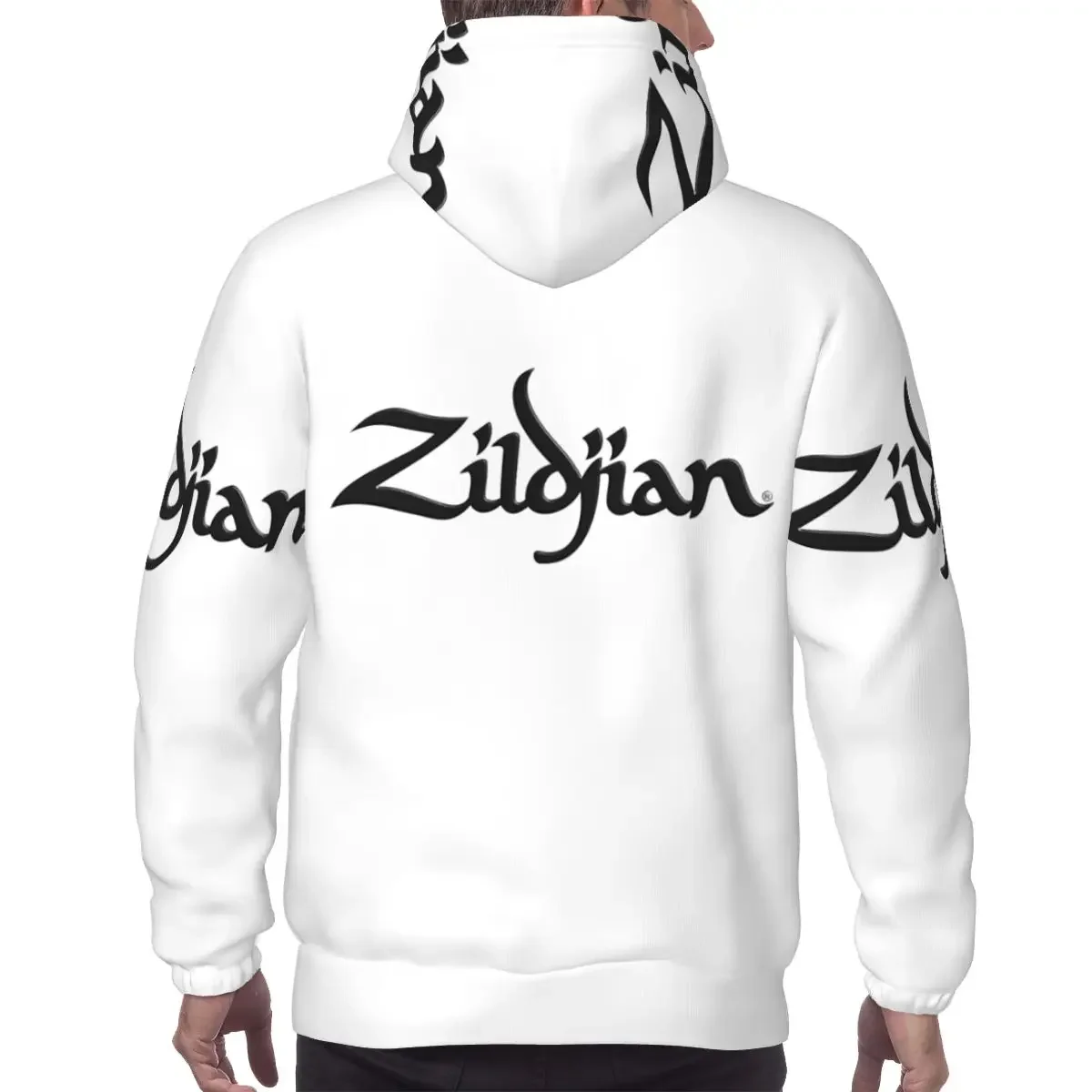 Zildjian Drums Drummer Drum Music Cymbals Percussion Hoodies Pullover Autumn Winter Men's Women's Sweatshirt Long Sleeve Tops