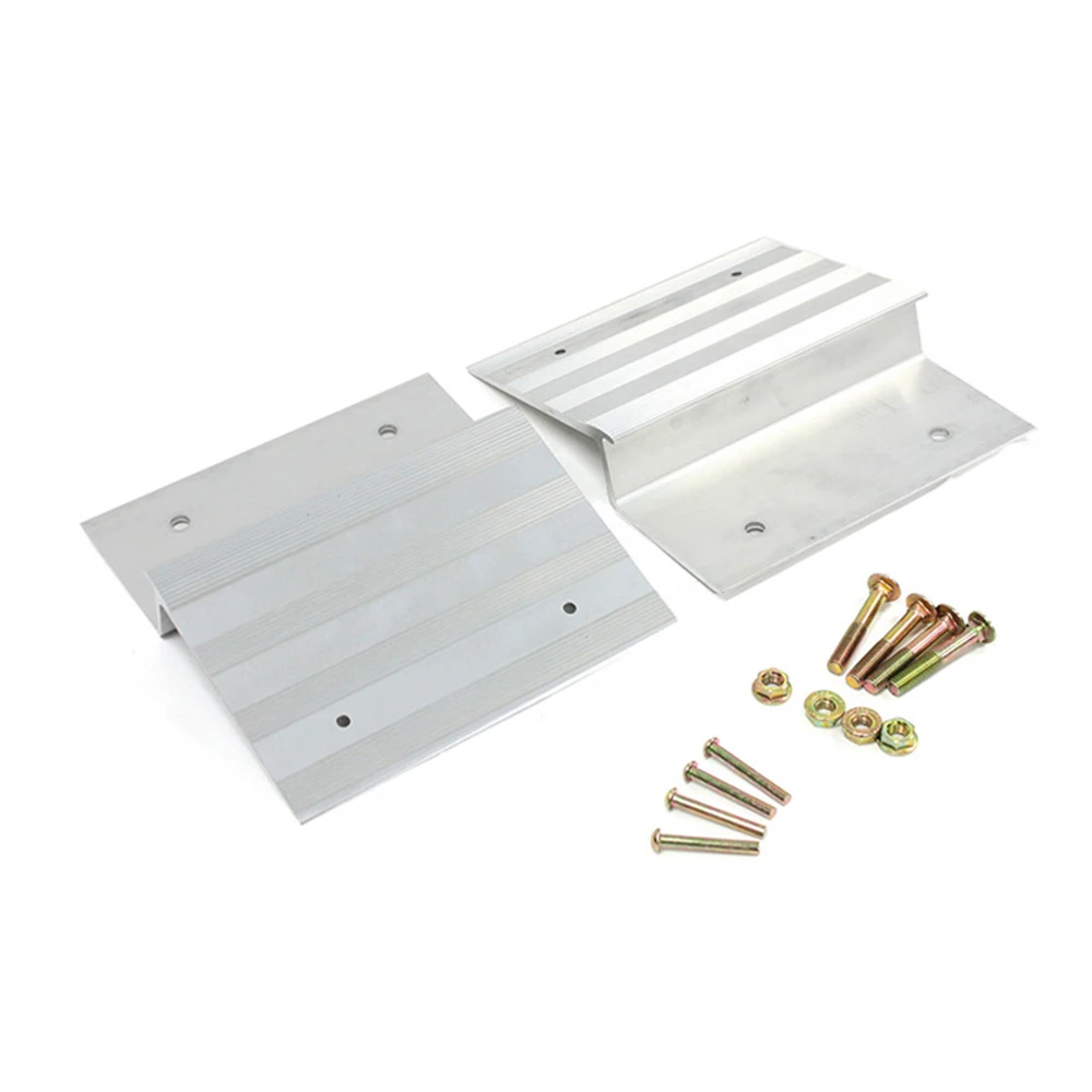 

8-дюймовые небольшие комплекты рамп для загрузки грузовиков из алюминиевого сплава, металлические пластины для наклона лестницы, фитинги для запасной части для автофургона