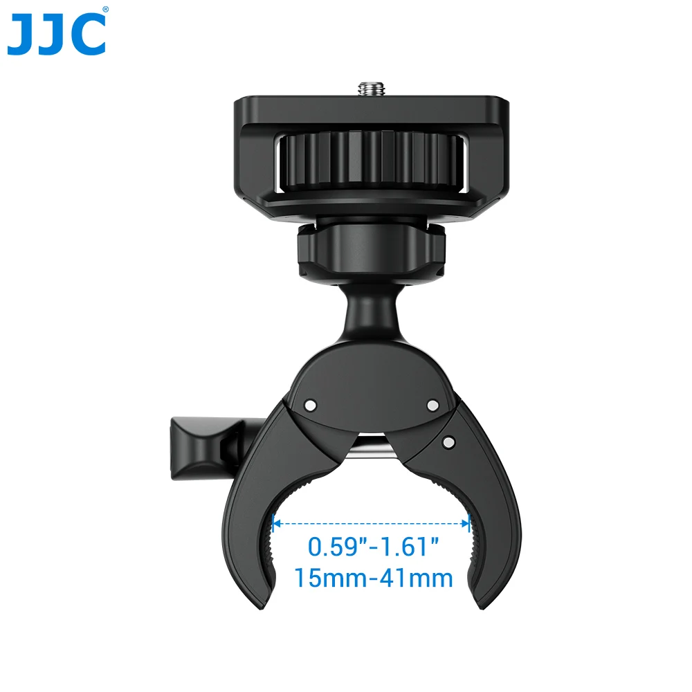 JJC Lenkerhalterung mit 1/4"-20 Schraube Motorrad-Lenkerklemme für Dji Osmo 360 Pocket 4 3 Akkugriff GoPro Hero 13 12 – Detail 8