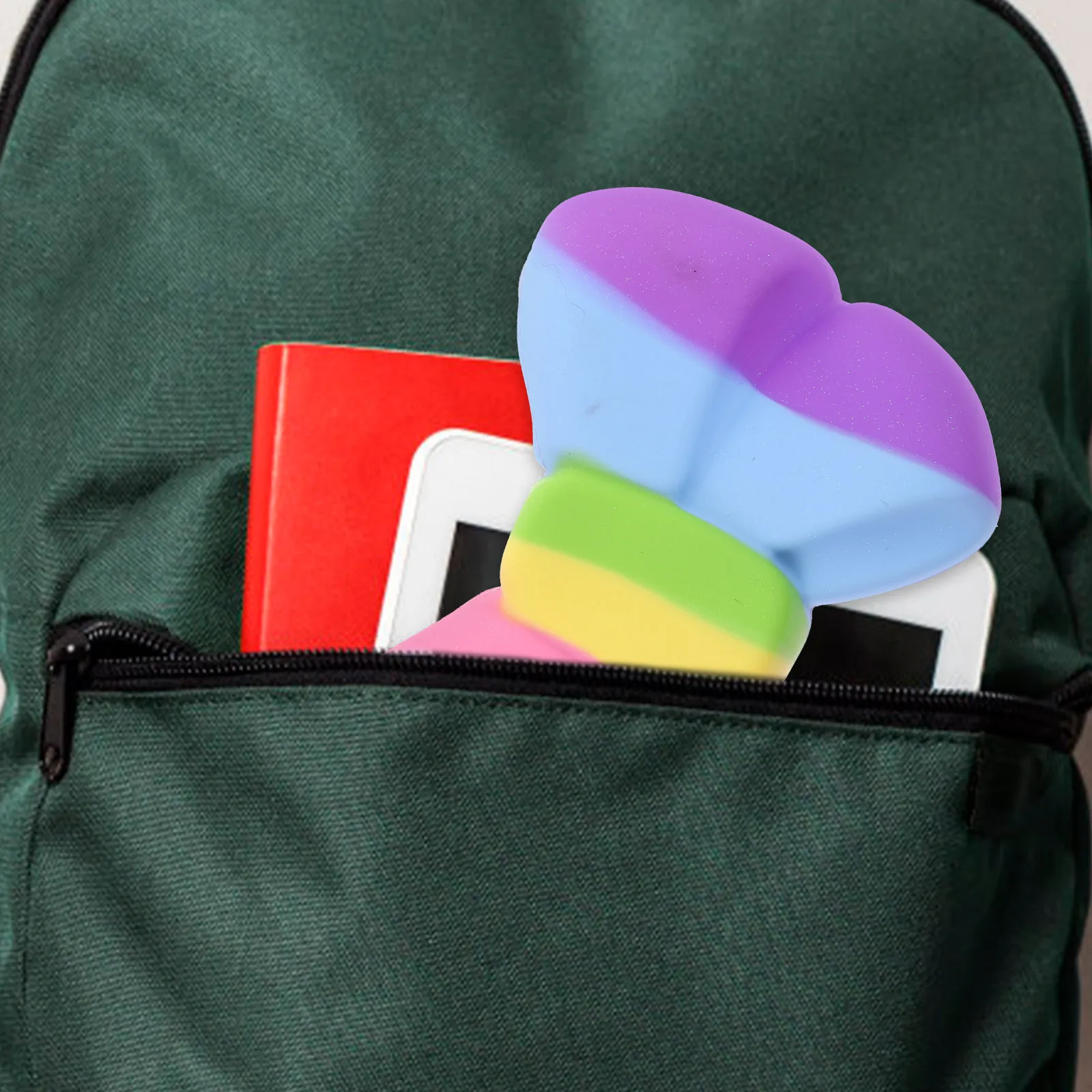 

Красочный силиконовый пенал с креативным дизайном в виде банта, легкий, портативный, большой вместимости, для взрослых