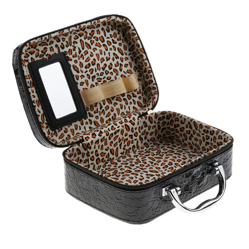 PU Travel Cosmetic Bag Makeup Case Toiletry Organizer Storage Pouch Box Red image 4
