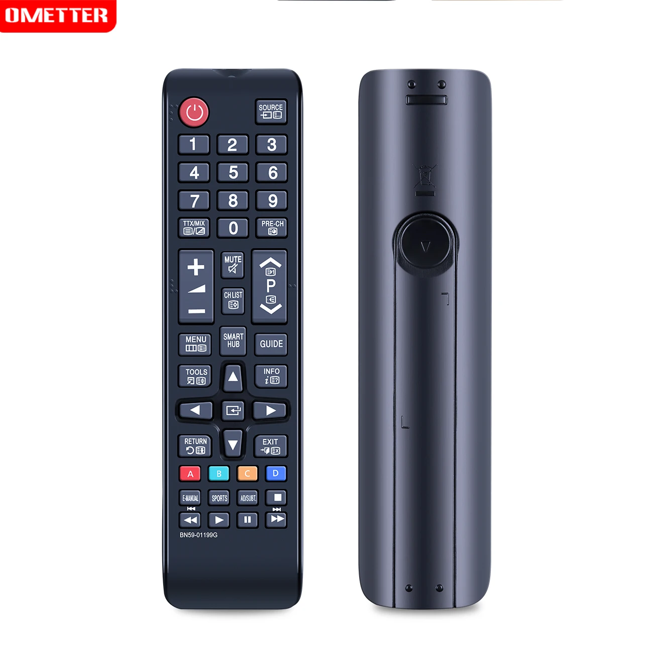 Remplacement sans fil BN59-01199G de télécommande de TV pour Samsung BN5901199G / BN59-01199G Smart TV